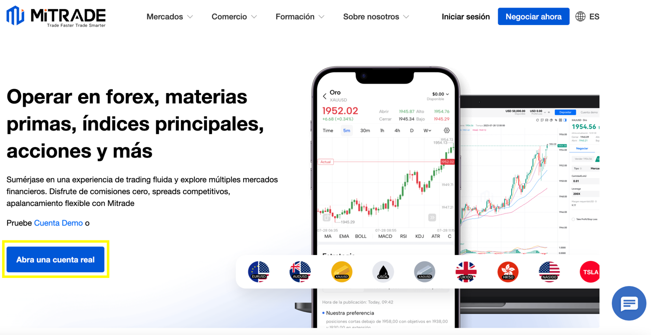 plataforma mitrade